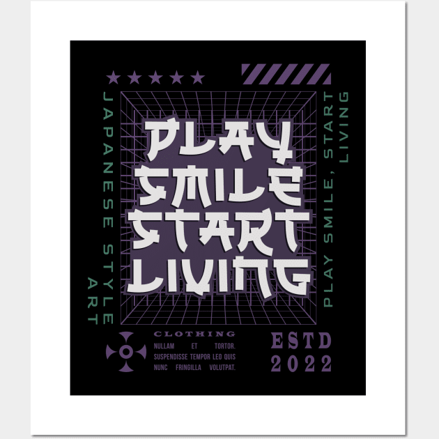 Streetwear quote art design Wall Art by kiluaid